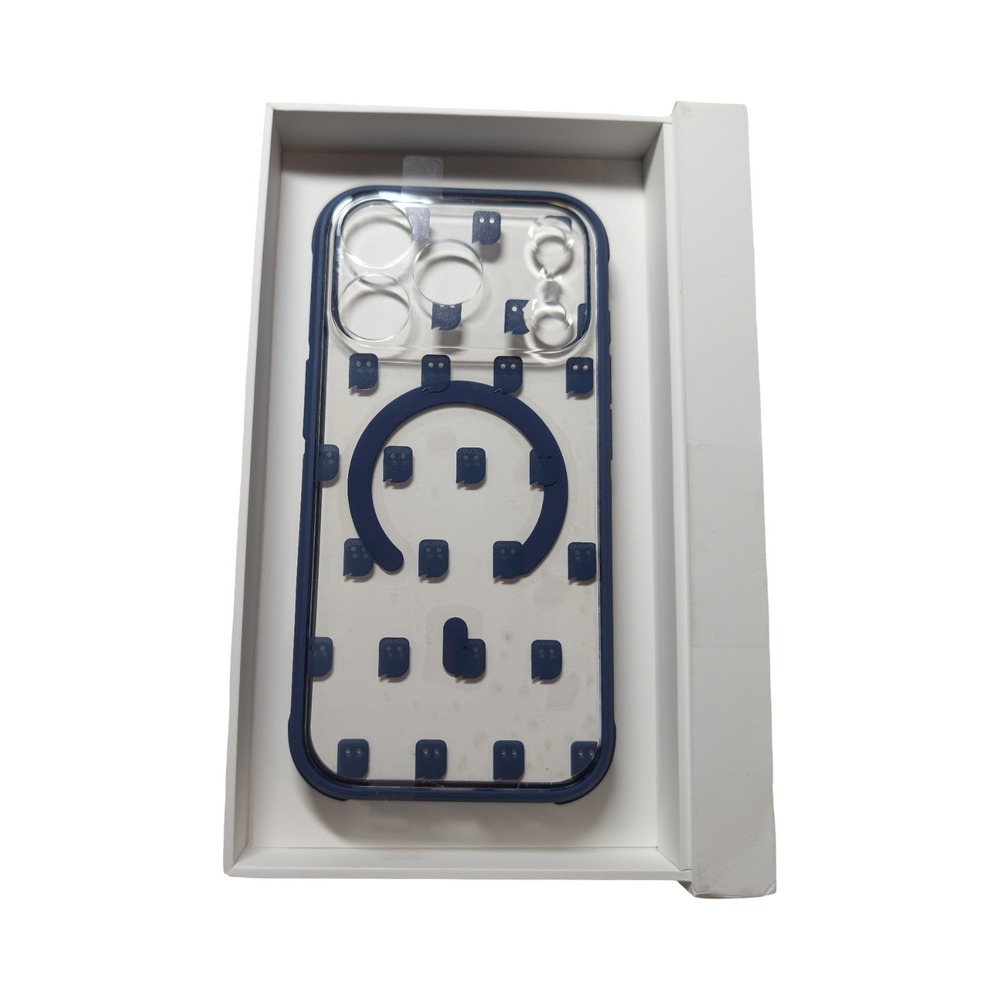 D3-O Dbrand Ghost Magsafe Case for Apple iPhone 17 Pro - Clear/Blue